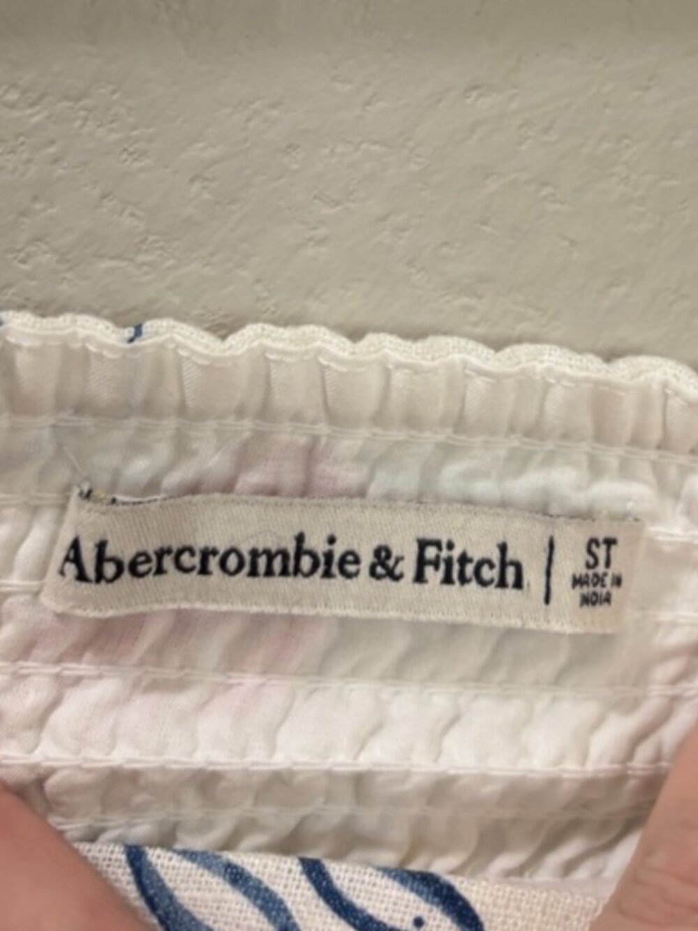 Abercrombie & Fitch Linen Blend Coastal Print Emerson Skort Dress Sz Small Tall - Picture 6 of 10
